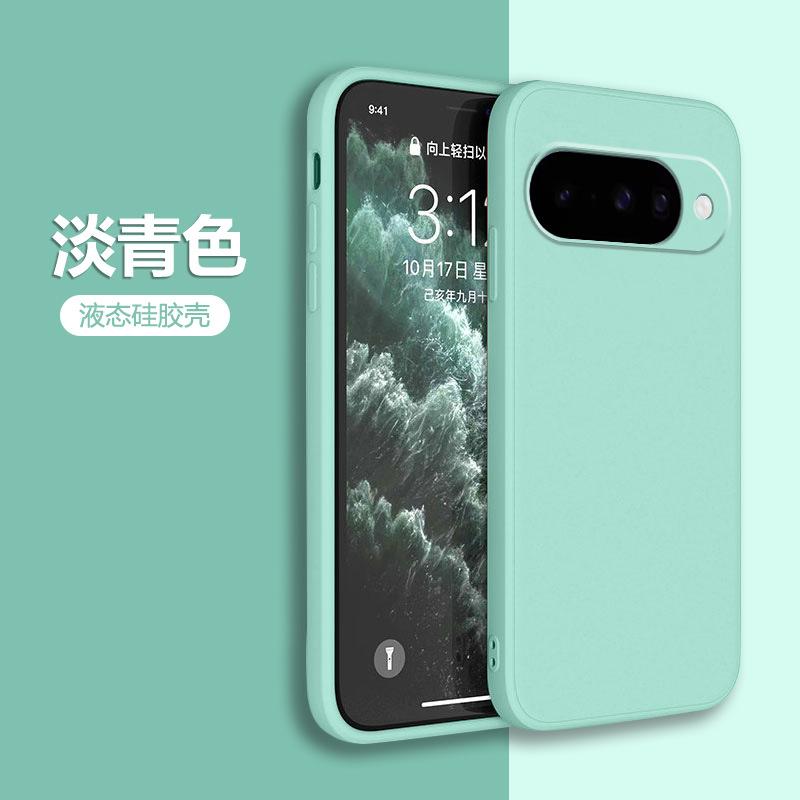 Применимо к чехлу для мобильного телефона pixel11pro Google 11A ощущение кожи 1pro противоударный чехол Google 1/1 имитация жидкого однотонный женский