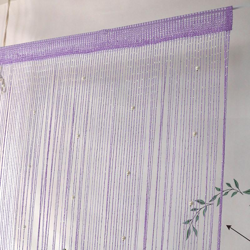 2027 Beaded Curtain Door String Curtains for Doorway Tassels Beads Hanging Fringe Divider Window Hallway Entrance Wall Closet Bedroom Privacy Decor