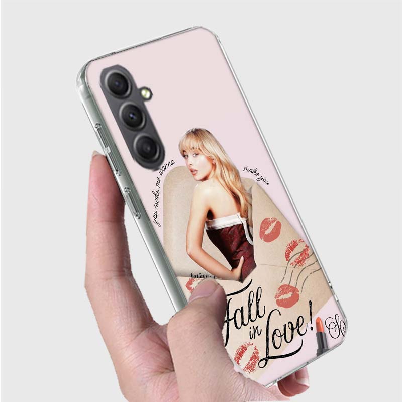 Чехол для телефона Singer S-Sabrina C-Carpenter для Samsung Galaxy A54 A14 A24 A34 A17 A37 A57 A55 A35 A25 A15 A16 A26 A36 A56 A13 A23 A