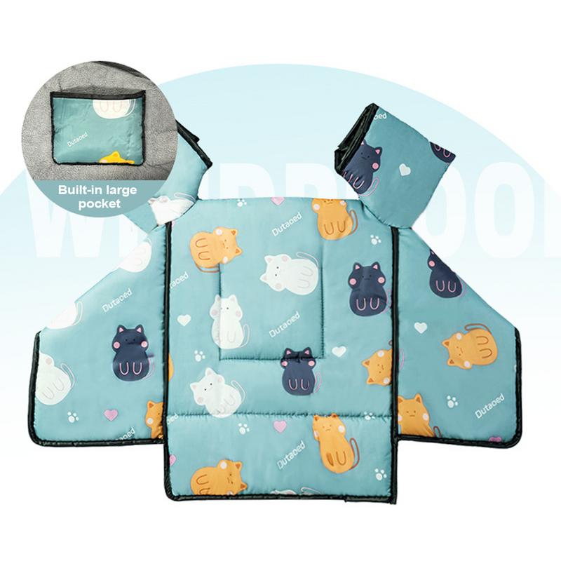 Мотоциклетный Набедренный Фартук-Чехол Мотоциклетный Ветрозащитный Чехол для Скутера Утолщенный Мотоциклетный Зимний Водонепроницаемый Дождевик Для