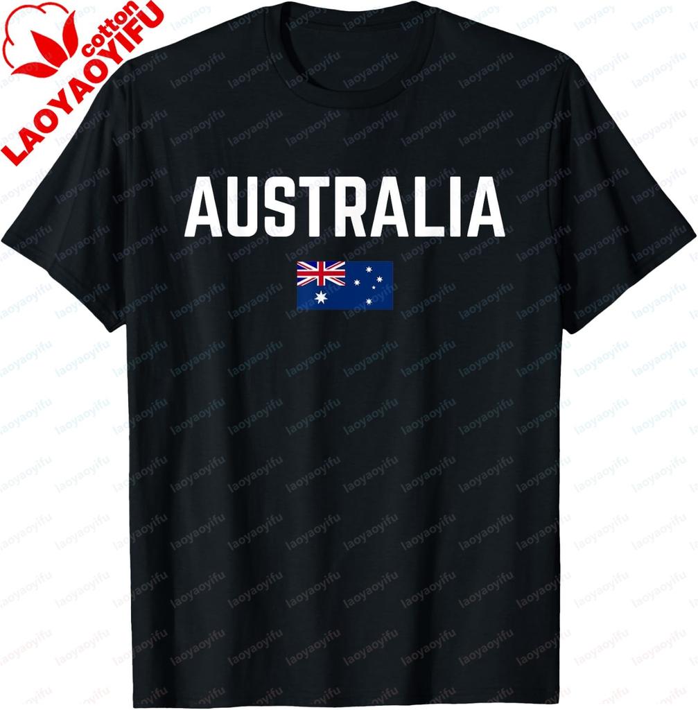 For Australian Flag Day Tshirt Unisex And Unisex Short Sleeves Breathable And Comfortable Cotton Personalized Clothing