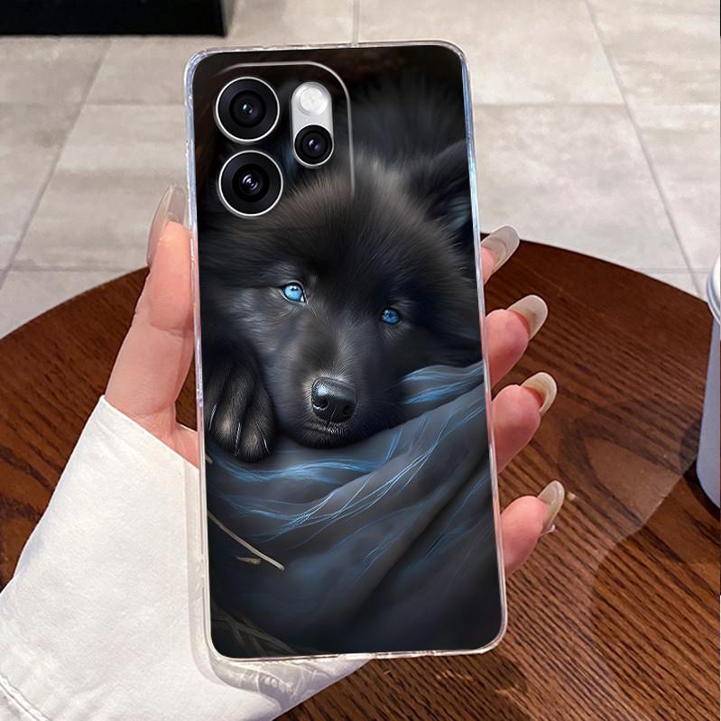 Чехол для телефона OPPO Reno 15 Pro 5G Прозрачный Роскошный Милый Заяц с Сердечком Смешной Мягкий Силиконовый Задний Чехол для OPPO Reno15 15Pro 5G