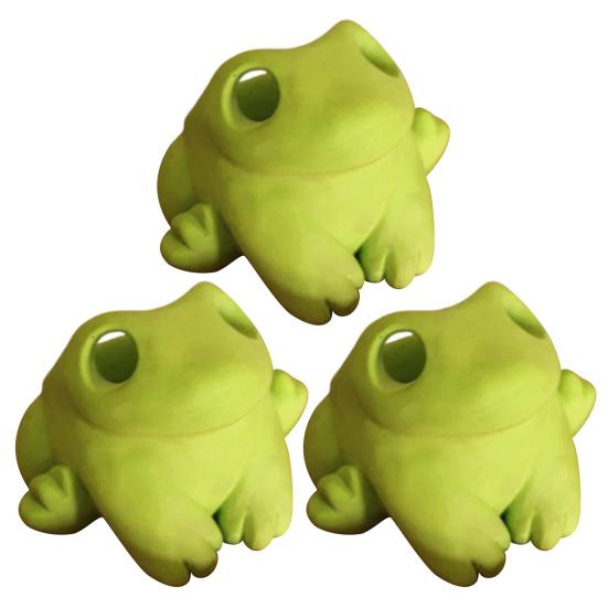 Подсвечник в виде лягушки, статуэтка лягушки из смолы с большими глазами, настольный подсвечник в виде чайной свечи, украшение для вечеринки, стола, прикроватной тумбочки