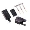 10 Pair Servo Plug Female/Male Extension Connector Receiver Plug Signal Transmission Lock and Pin Set For Futaba JR