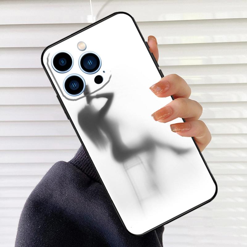 Чехол для телефона с силуэтами женщин Для iPhone 17 16 15 14 13 12 11 Pro Max mini 15 16 Plus 16e 17 Air Cover Fundas