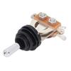 Guitar Toggle Switch Position Short Straight Silver Top Knob Pickup Selector Kit with Black Washer
