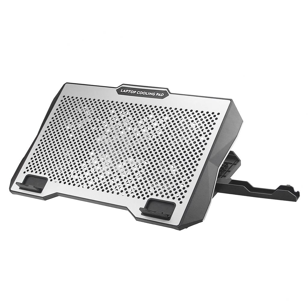 S605 RGB Light Laptop Cooling Pad Height Adjustable Gaming Notebook Cooler with Phone Holder