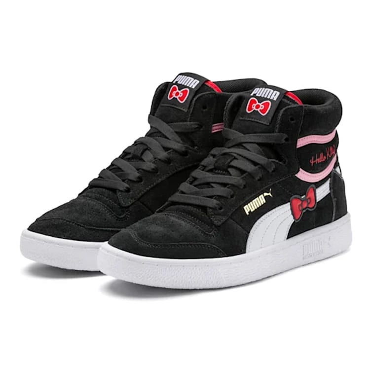 PUMA Hello Kitty X Ralph Sampson Mid 'Black' Women's 372733-01