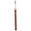 Sandalwood Handle Brass Head Leather DIY Craft Edge Dye Roller Oil Pen Belt Finisher (Red)