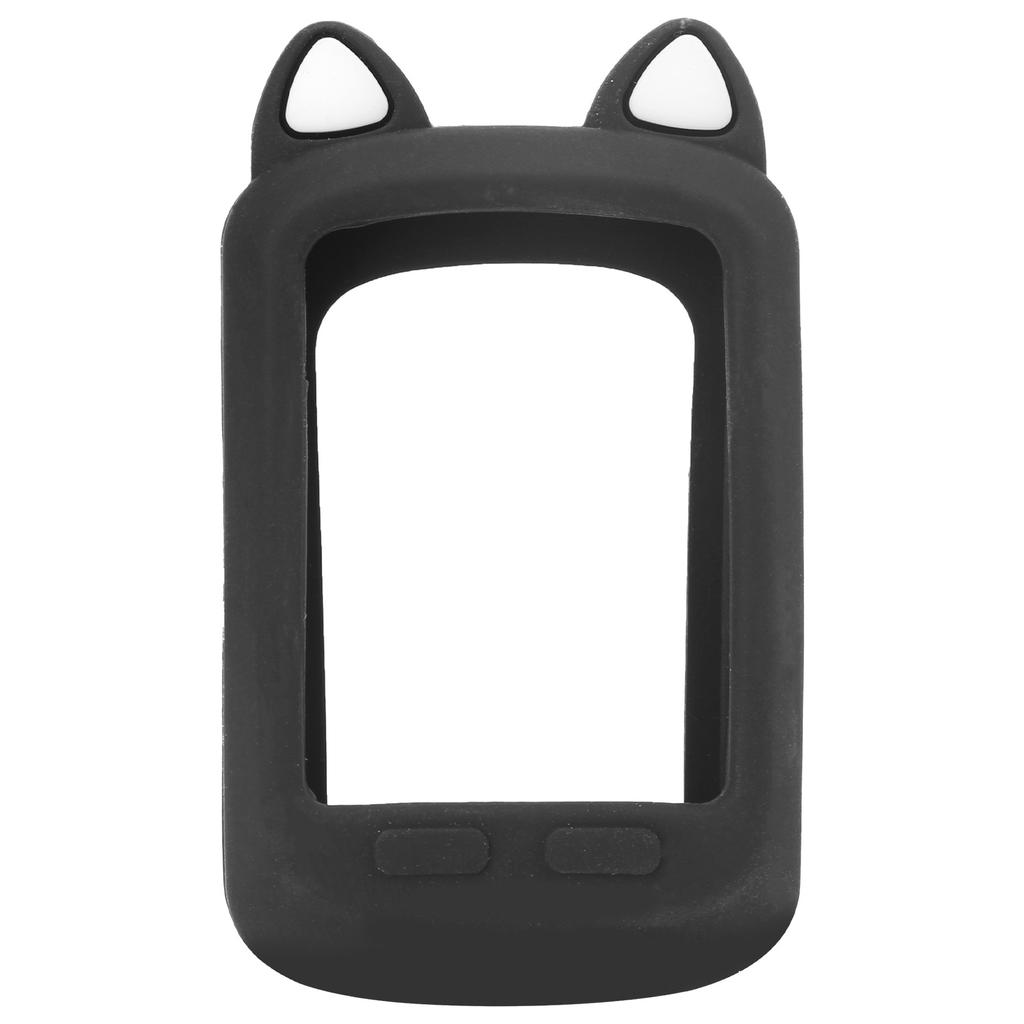Bicycle Computer Protective Cover Silicone Antidrop Shell Case Cat Ear Protective Sleeve