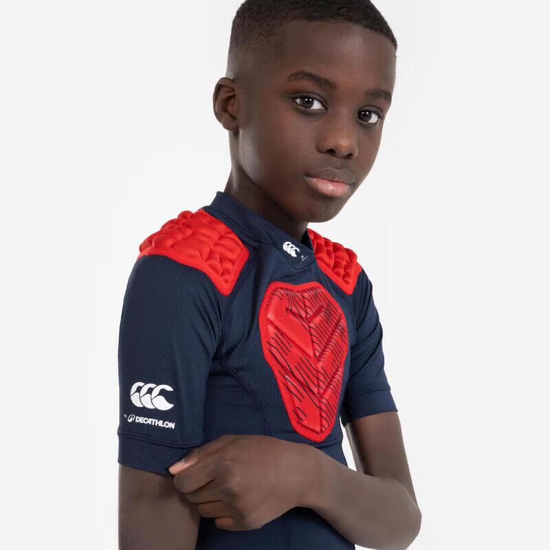 Decathlon Kids' Quick-Dry Rugby T-Shirt