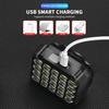 Heinast 20LED Headlamp USB перезаряжаемый налобный фонарь со встроенным аккумулятором аварийный налобный фонарь водонепроницаемый фонарь для кемпинга и рыбалки