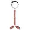 Sexy Bondage Collar Handcuffs Training Slave Sex Toys Chastity Belt Sex Furniture BDSM PU Leather