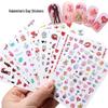 3D Valentine's Day Nail Stickers: Heart & Lip Designs for European & American Styles
