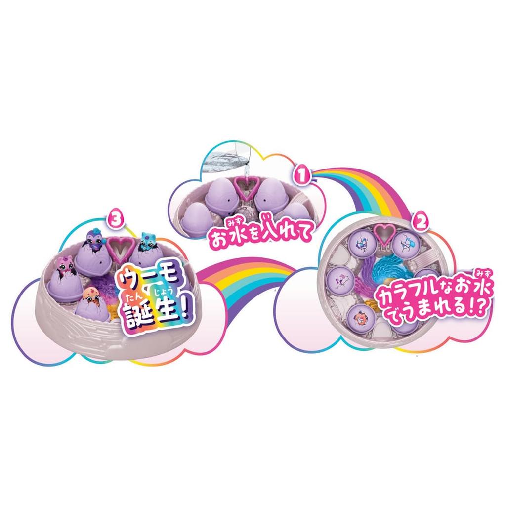 Hatchimals Mini Alive Радужный всплеск Радужный инкубаторий