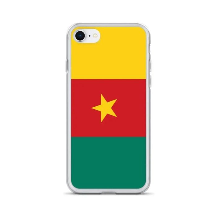Coque - PIXELFORMA - iPhone 7 - Drapeau Du Cameroun - Souple - Protection Complète