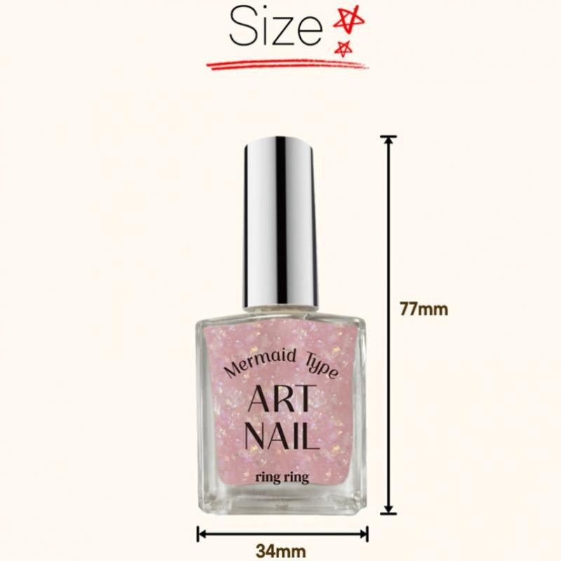 Daiso Ring Art Nail 13 мл Ангора бежевый