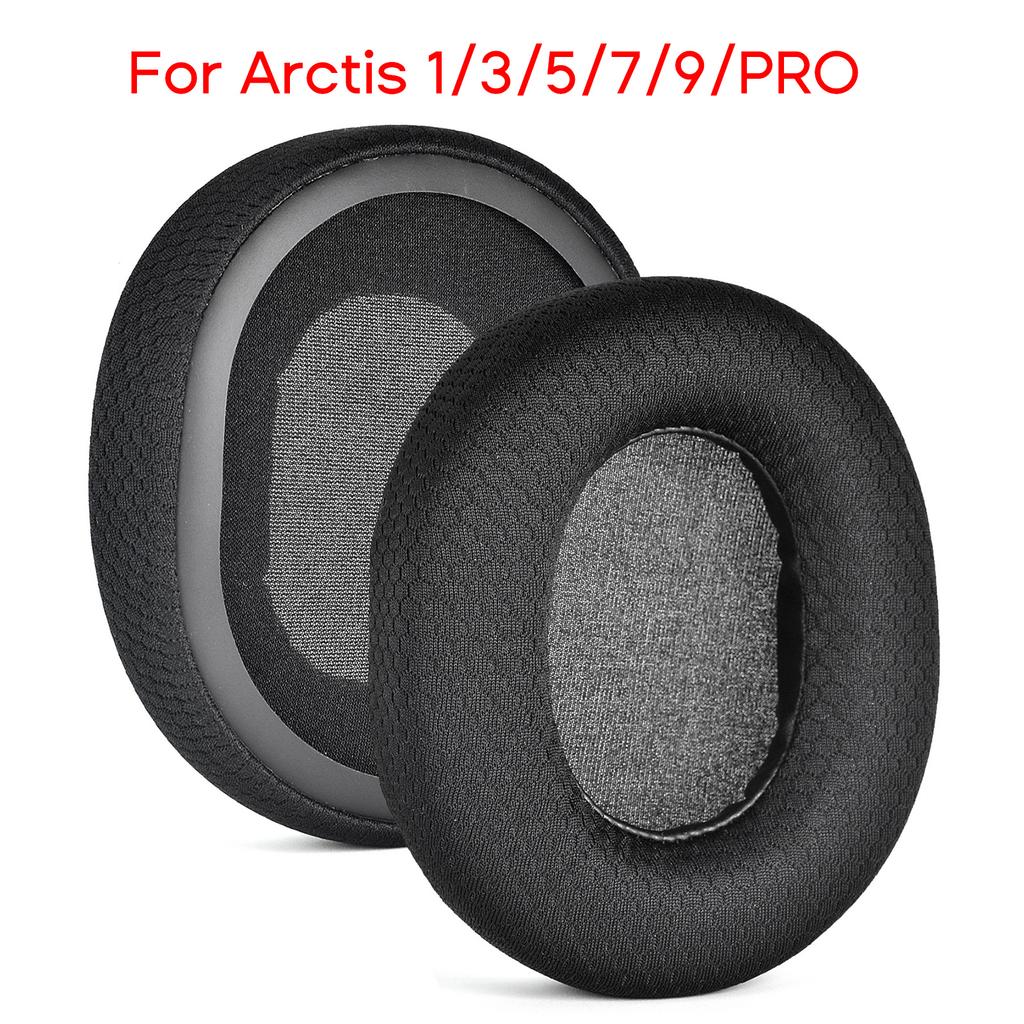 Durable Mesh Ear Pads Ear Cushion for Arctis 1/3/5/7/9/PRO Headphone Earpads Headphone Sleeves Qualified Mesh Ear Pads