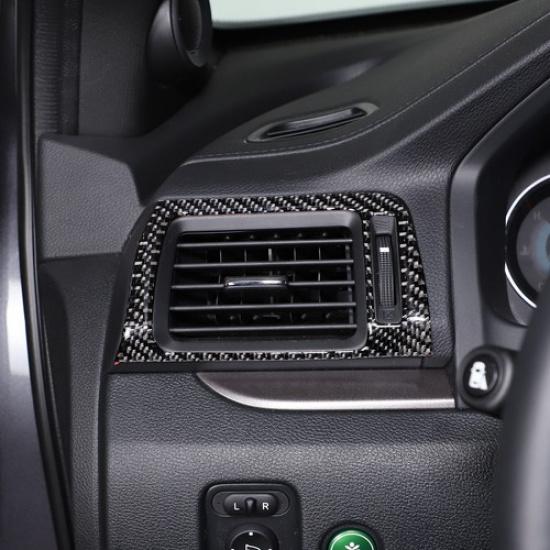 Carbon Fiber Center Console Side Vent Frame Sticker For Honda Pilot 2017-23