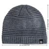 New Style Unisex Fur Lined Beanie Hat Keep Warm Winter Hat Thick Hat For Men And Women Snow Label Fashion Winter Cap