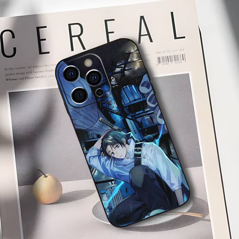 Чехол для телефона O-Okkotsu Yuta J-Jujutsu K-Kaisen Для iPhone 17,16,15,14,13,12,11 Plus,Pro Max,XS,Мягкий Черный Чехол