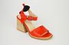 Босоножки 3504012 36 Красные кожа