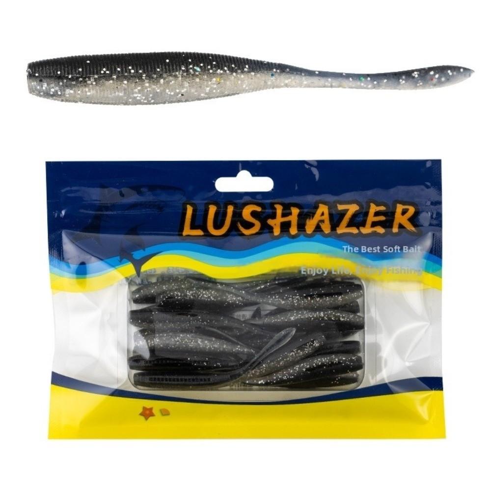 10/18pcs Pack 75mm/100mm Length Soft Lure Fishing Bait Realistic Soft Bait Freshwater Fishing