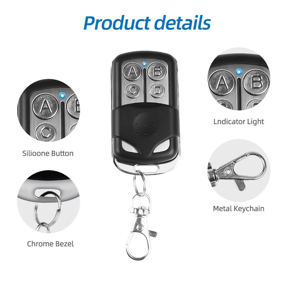 433 МГц/330 МГц Клонирование Ключ Дистанционного Управления Беспроводная Автоматическая Дверь Дубликатор Пульт Дистанционного Управления для Автомобильных Дверей Гаража Электрические Ворота Мотоциклетная Сигнализация