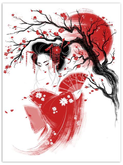 Холст в скандинавском стиле, современный печатный аниме-плакат Хаяо Миядзаки, украшение дома, настенная живопись, картина для гостиной, модульная без рамки