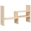 VidaXL Monitor Stand (39-72)x17x43 Cm Solid Pine Wood 814009