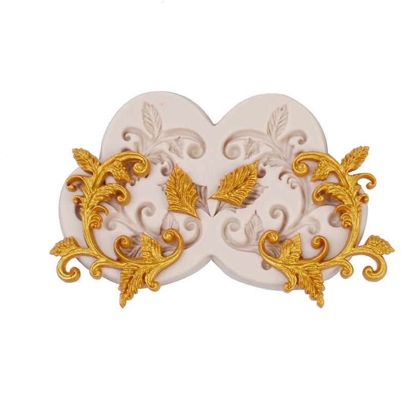 Рельефная силиконовая форма DIY помадка форма для украшения края торта Sugarcraft шоколадная глина форма для мастики инструмент для выпечки кексов