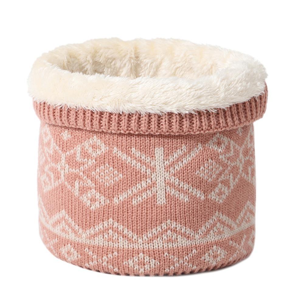 Plush Neck Warmer Thickened Lining Sport Scarf Fashion Pullover Cap