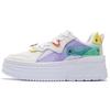 Li Ning Wave Низкие Кеды для Скейтборда Женские Бело-Фиолетовые AGCS198-1