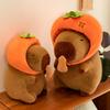 Wearing Headband Capybara Plush Toy Doll Peanut Stuffed Capybara Doll  Children's Day