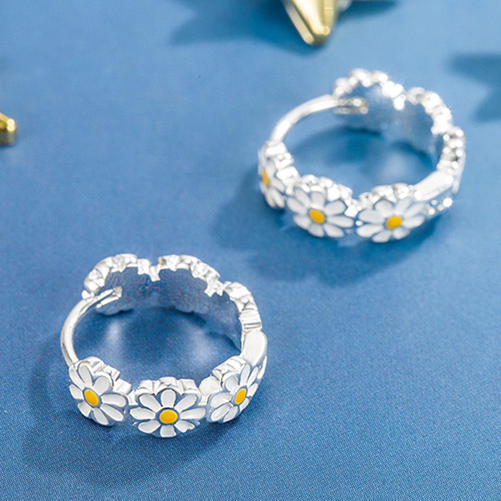 Серьги Daisy 2023 года — серия Forest, стиль Fresh Glue, японская и корейская мода, элегантный и шикарный дизайн для девочек