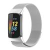 НОВЫЙ миланский браслет Для fitbit charge6 5 сменный ремешок charge6 стальной магнитный браслет fitbit charge5 Ремешок