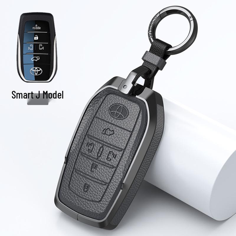Чехол для ключа Toyota: Натуральная кожа для Camry 9-го поколения, RAV4, Wildlander, Venza, Sienna