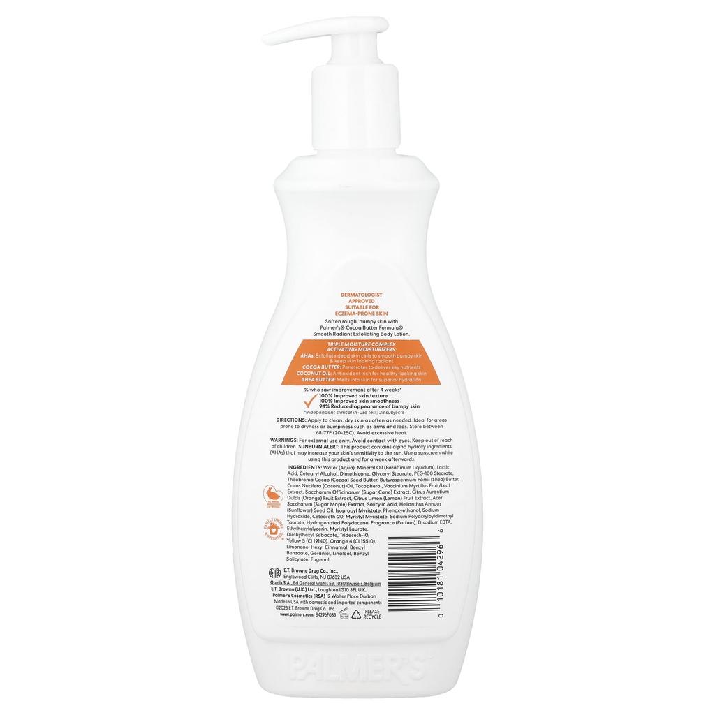 Palmer's Cocoa Butter Formula® with Vitamin E, Exfoliating Body Lotion, Fresh Citrus, 400 Ml (13.5 Fl Oz)