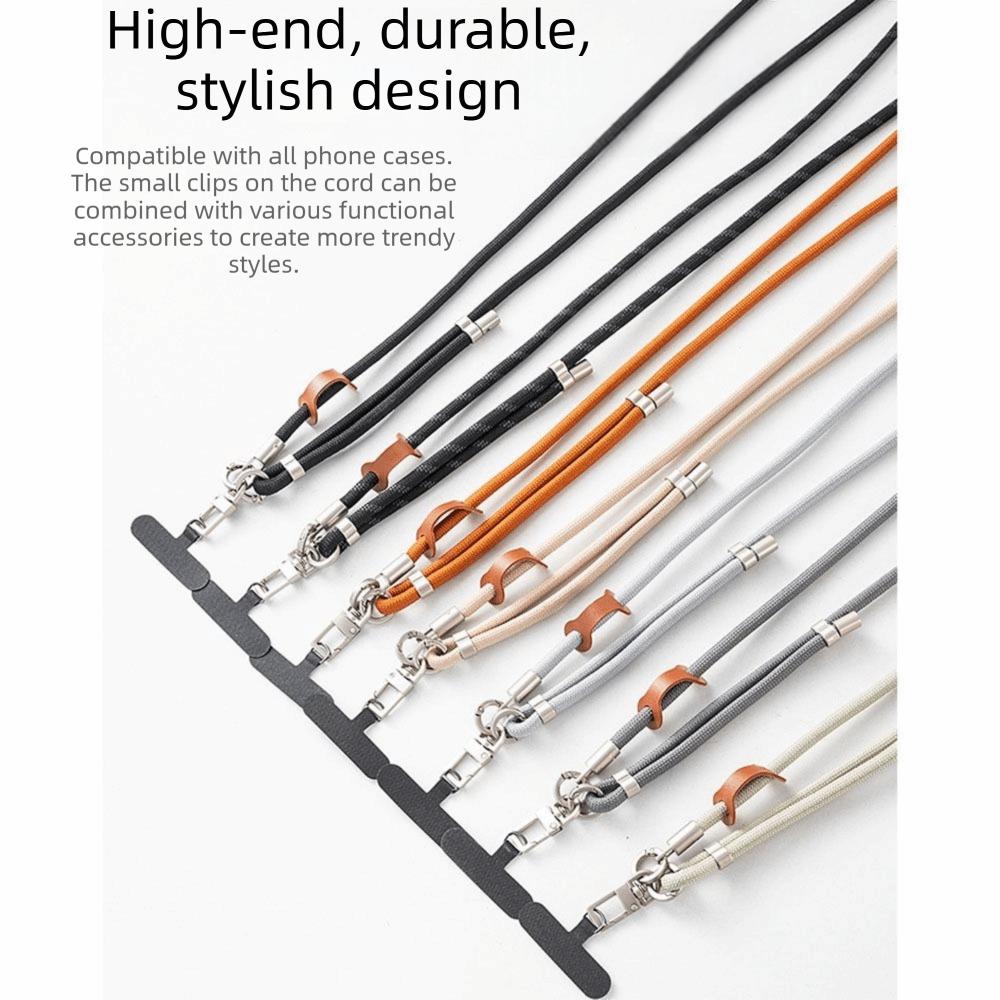 Durable Phone Lanyard Thickened Strap Anti-Lost Hanging Chain Phone Cross-Body Straps Travel