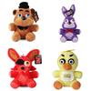 18Cm Bear Rabbit Game Ornament Cartoon  Freddy  Bonnie  Plush Keychains  Party Favors New Year Fans Gift