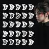 25pcs Face Painting Stencils Reusable Plastic Templates for Kids Adults Halloween Party Festivals DIY Art Design Various Pattern