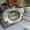 30.48cm Brass Brown Ship Porthole with Glass Wall Mounted Bathroom Nautical
