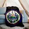Personalized Custom Name Blanket - Coat of arms of El Salvador Print Design,Blanket for Sofa,Bed,Travel,Camping - Soft and Warm, Great Gift
