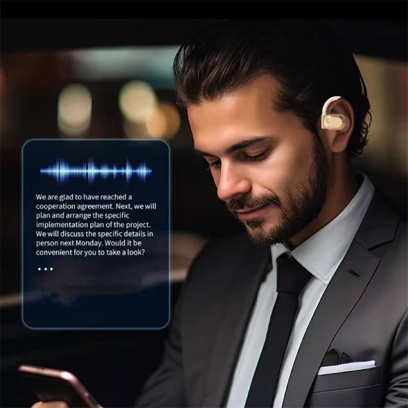Беспроводные наушники BT AI с функцией перевода в реальном времени, 144 языка, наушники-переводчики для туристического бизнеса