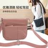 Повседневная наплечная сумка Новая сумка-мессенджер конфетного цвета для женщин Стильная и простая сумка-мессенджер Большая вместимость водоотталкивающая тканевая сумка