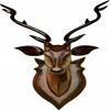 Deer Head Wall Mounted Wooden Deer Showpiece Product for Wall Decoration  Show Piece Wall Decor for Living Room