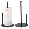 Countertop Paper Towel Holder Tissue Rack with Anti-Slip Weighted Base Sturdy Kitchen Construction Roll Holder Paper Rack