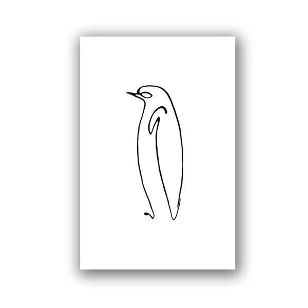 Пикассо Минималистичное Животное Собака и Голубь Мира Холст Картина Настенное Искусство Фотографии Постеры и Принты для Гостиной Спальни Домашний Декор