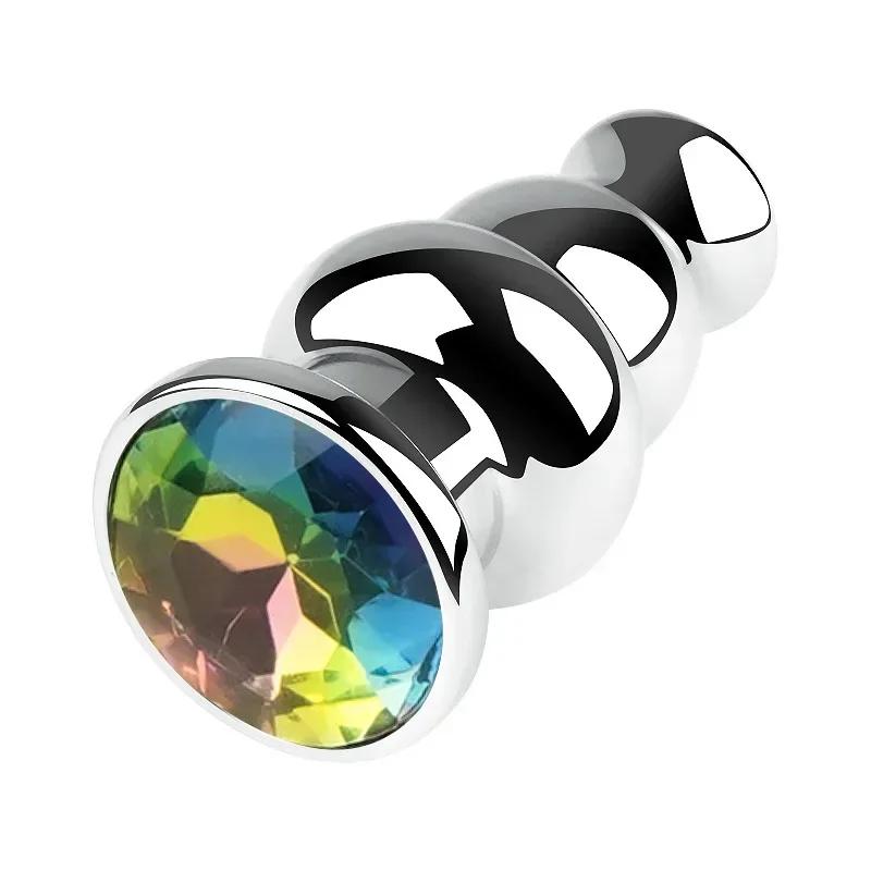 Анальная пробка Секс-игрушки Кристальное сердце Гладкая сталь Аннальный Экстрим Ягодицы Батплаг для женщины Массажер простаты Стимулятор Игрушки для взрослых Мужчина