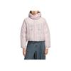adidas Originals FW25 FK Джинсовый Кроп Теплая Спортивная Куртка на Молнии с Длинным Рукавом Пуховик Женские Куртки KC2635